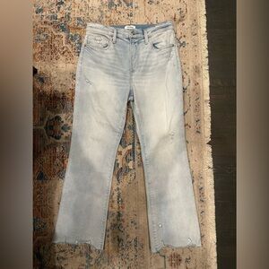 Pistola Light Blue Lennon Crop Jeans in Lotus Vintage